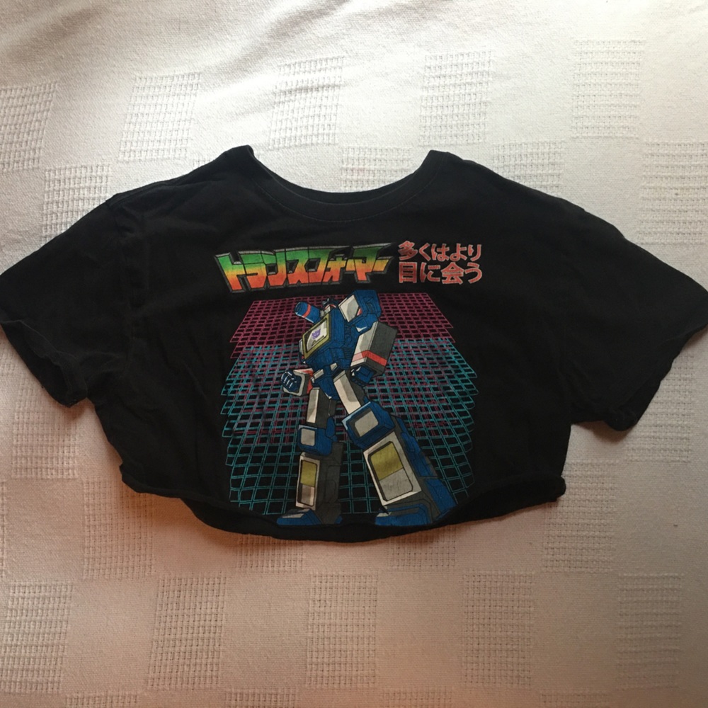 Deceptacon crop top (Transformers)
